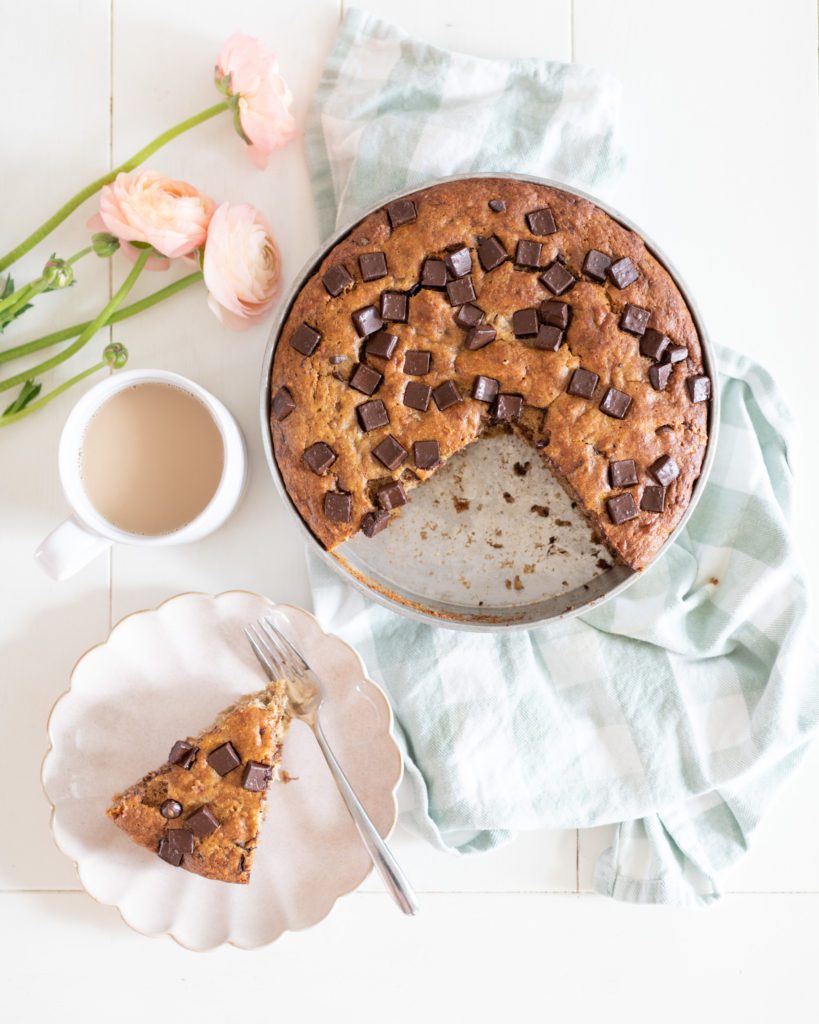 Chocolate Banana Olive Oil Cake