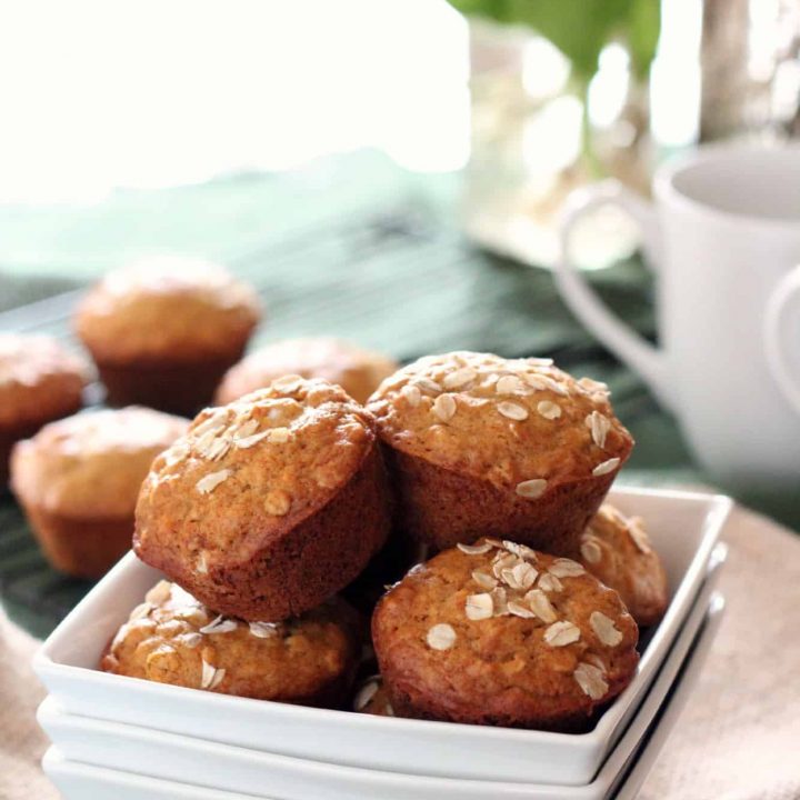 Honey Oatmeal Muffins